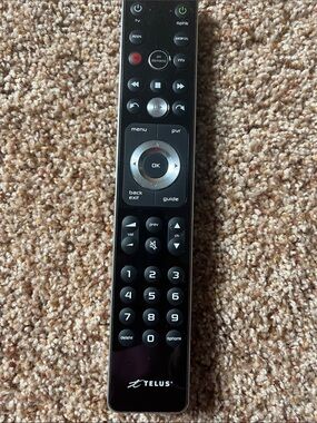 TELUS Optik TV Remote Replacement Remote  Fully Functional